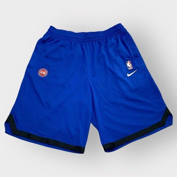 Nike Dri-Fit Detroit Pistons Basketball Shorts AV1804-495 Mens size Large New - Picture 1 of 12